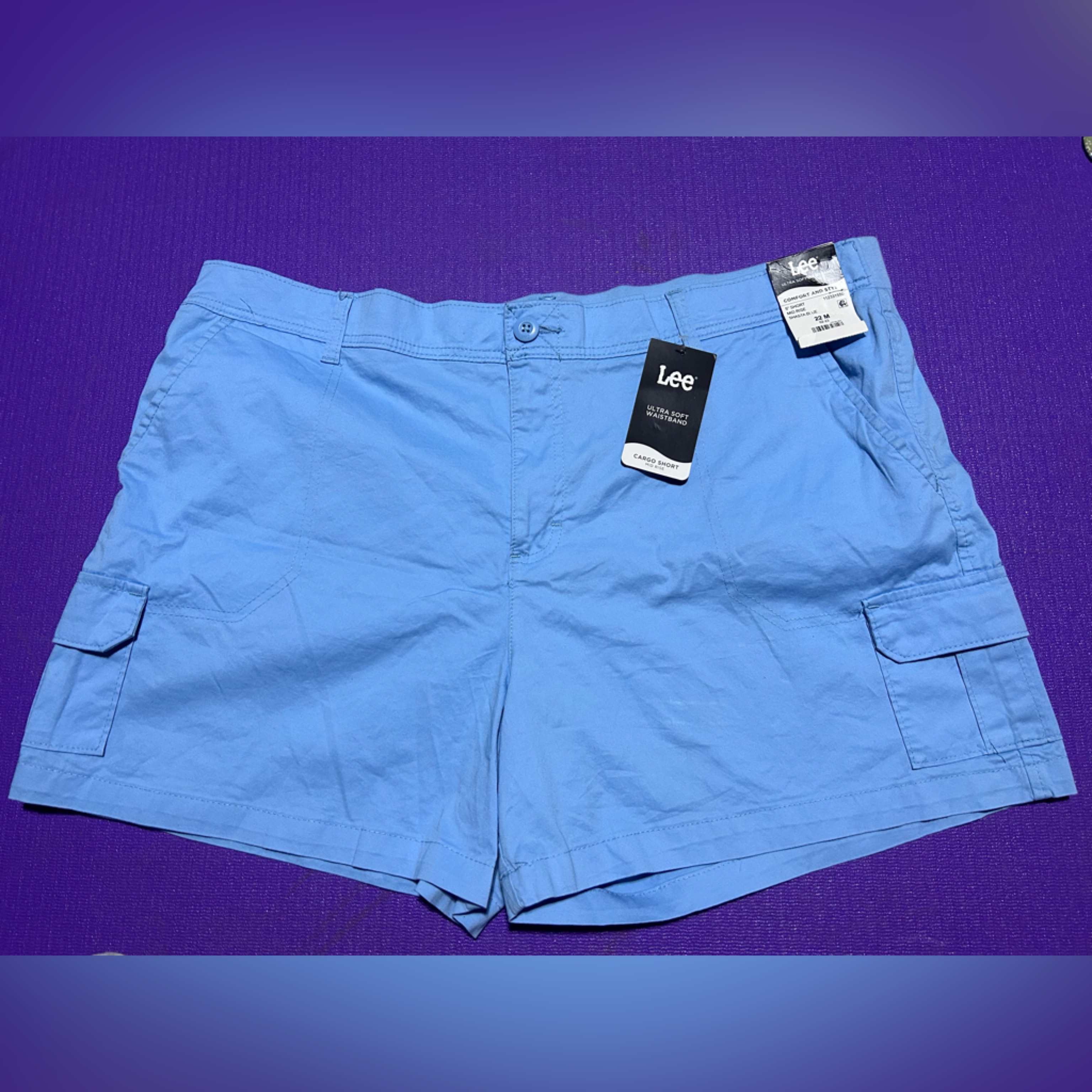 Lee Blue Cargo Shorts